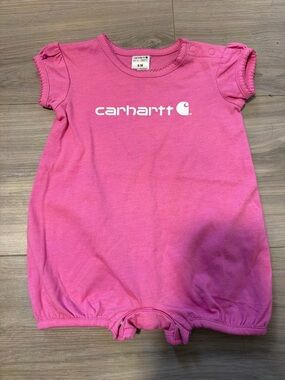 Carhartt Pink Logo Bubble Romper